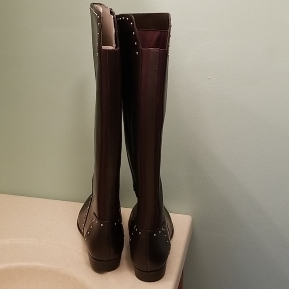 Isaac Mizrahi Live! Studded Riding Boot. - Picture 3 of 9